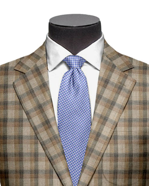 EThomas Tan Choco Checks Jacket - 2