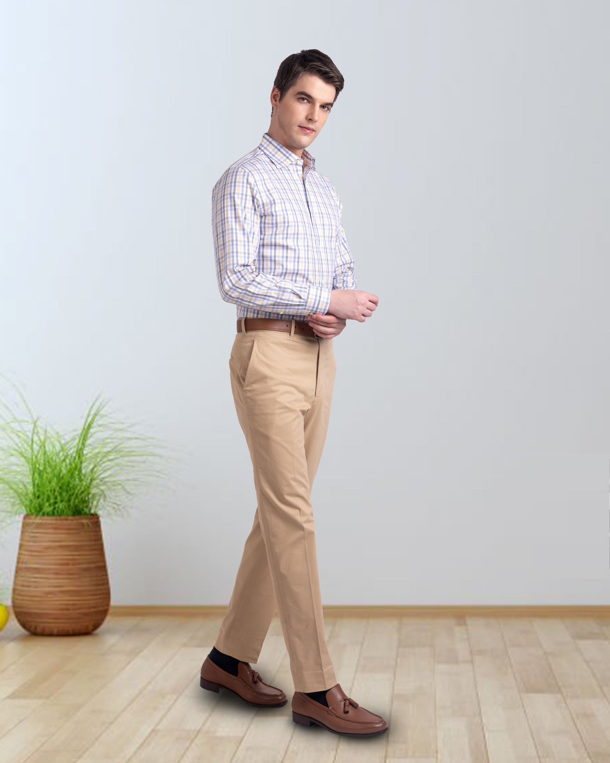 Country Blue Yellow Tatersall Shirt - 6