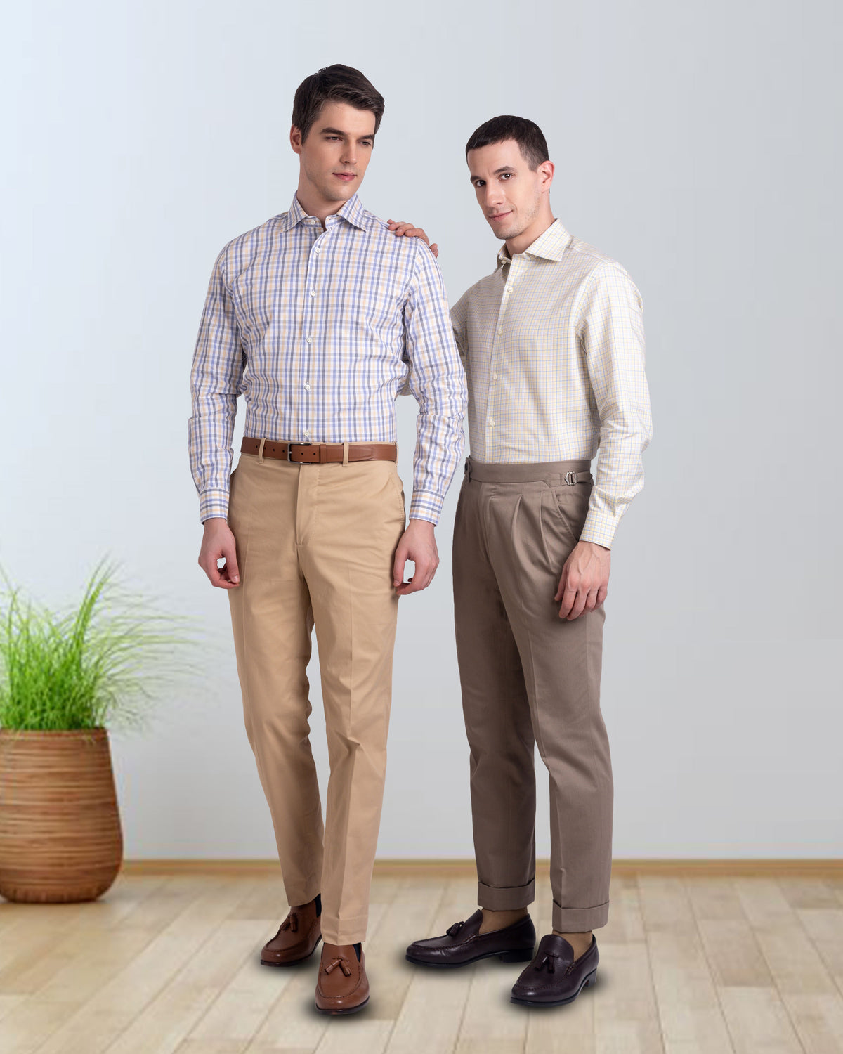 Country Blue Yellow Tatersall Shirt - 8