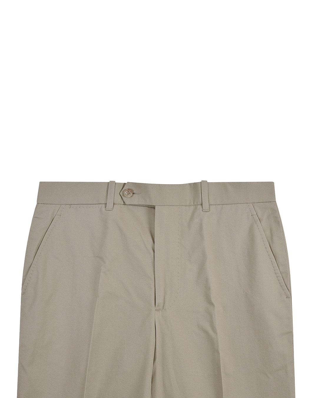 Soft Drab Cotton Dress Pant - 2