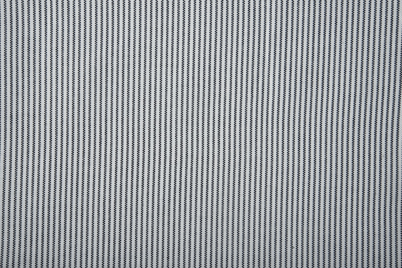 Black on White Pin Stripes