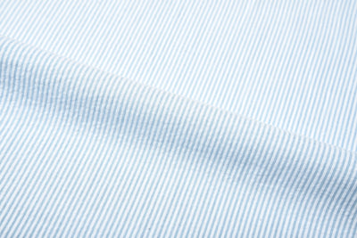Sky Blue Dress Stripes Seersucker