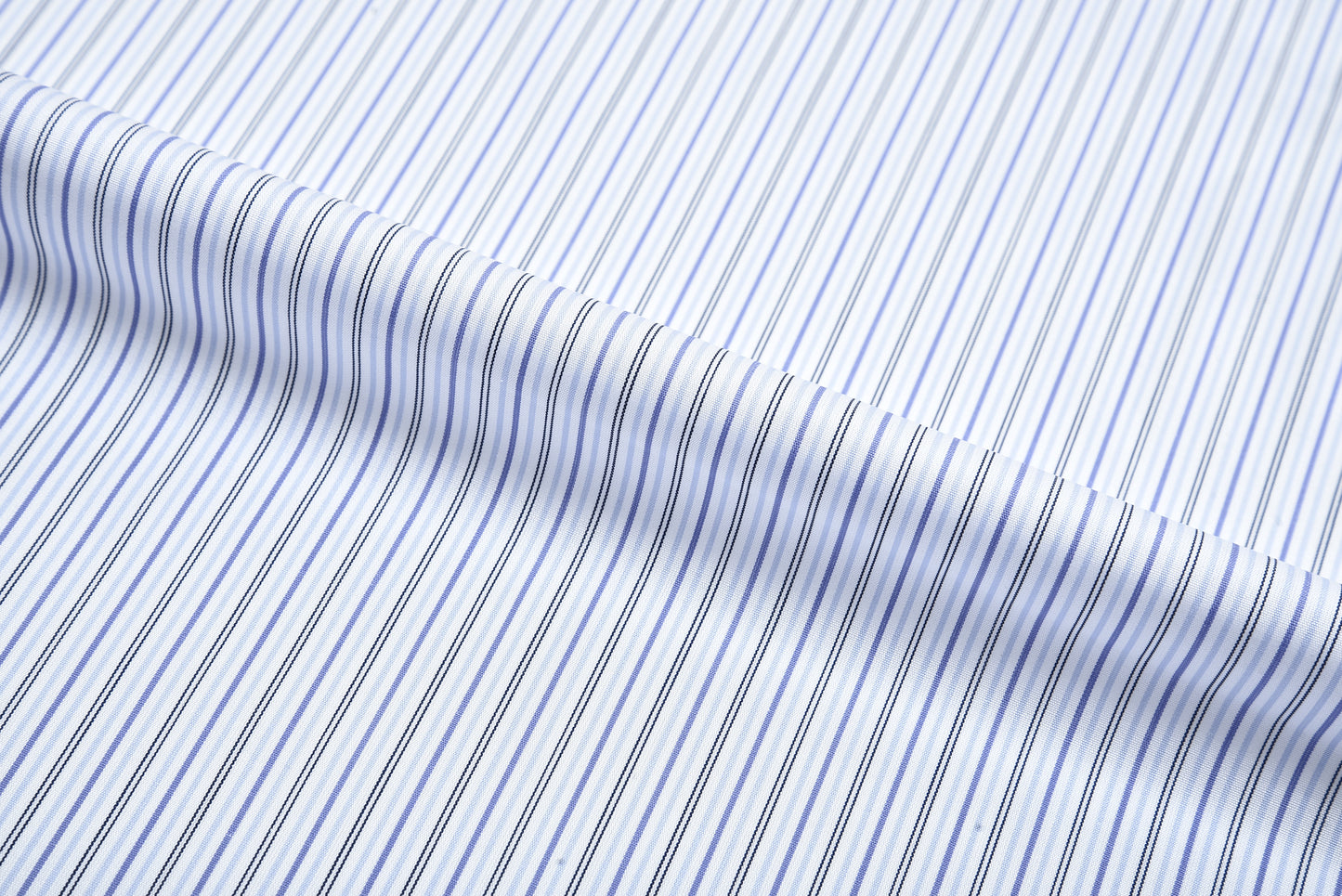 Alumo Light Blue Cornflower and Navy Stripes