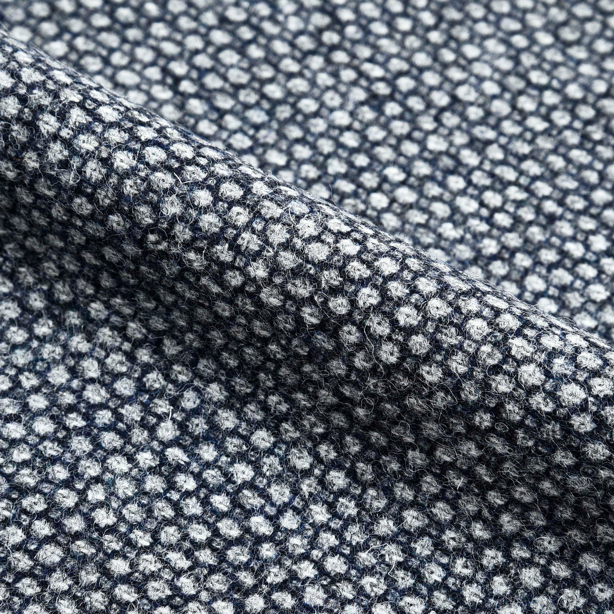 Dugdale Light Grey & Blue Tweed  Double Breasted Jacket - 3