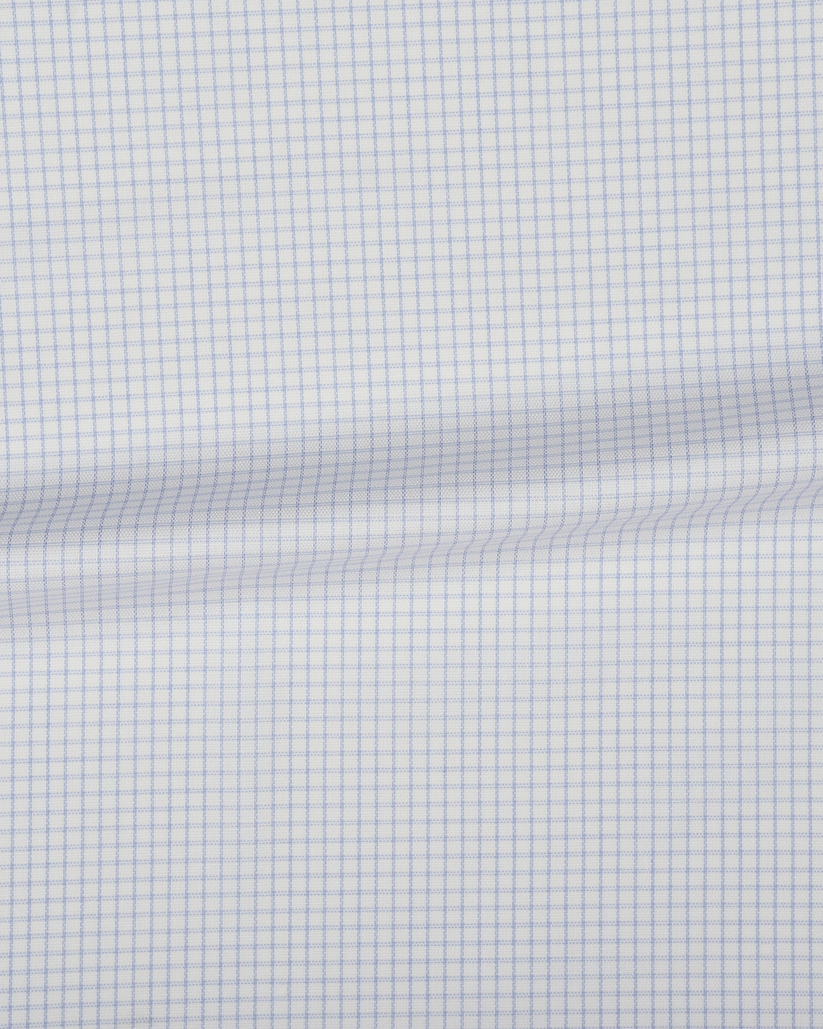 Wrinkle-Resistant Blue Checks on White Oxford Shirt - 4