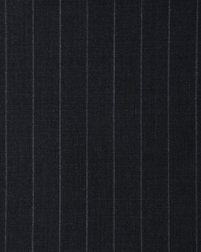 Dark Grey Wool Pinstripes Pant