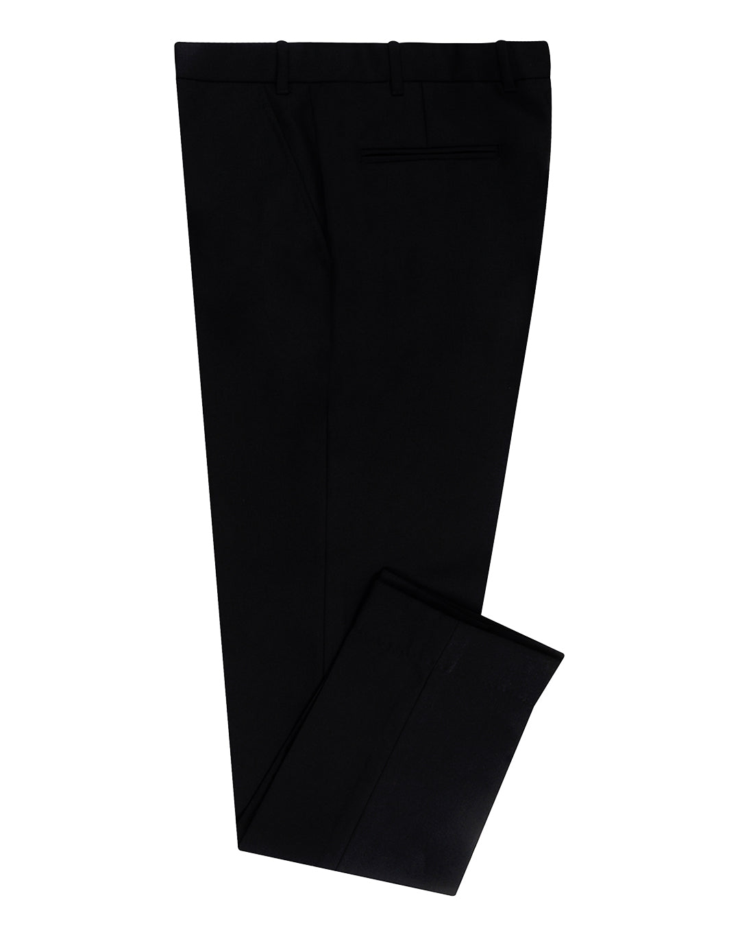 Dugdale Fine Worsted Pant- Black Plain