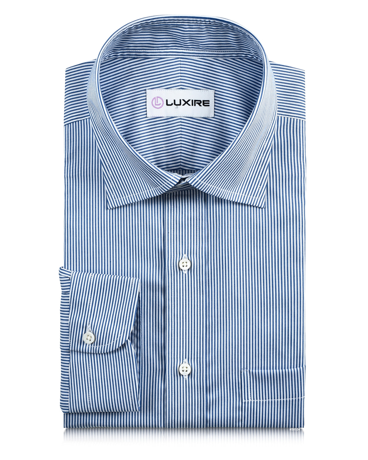 Glaucous Blue Dress Stripes - 1