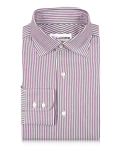 Brown Dress Stripes Twill