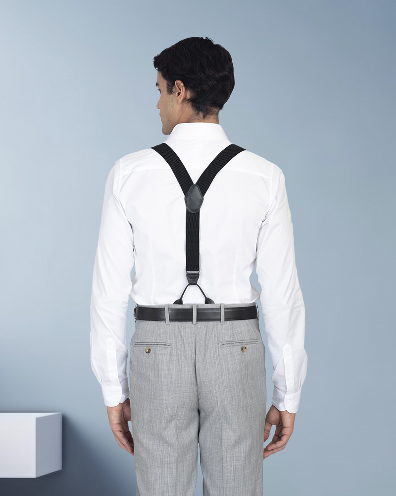 Washable Wool Grey Pant