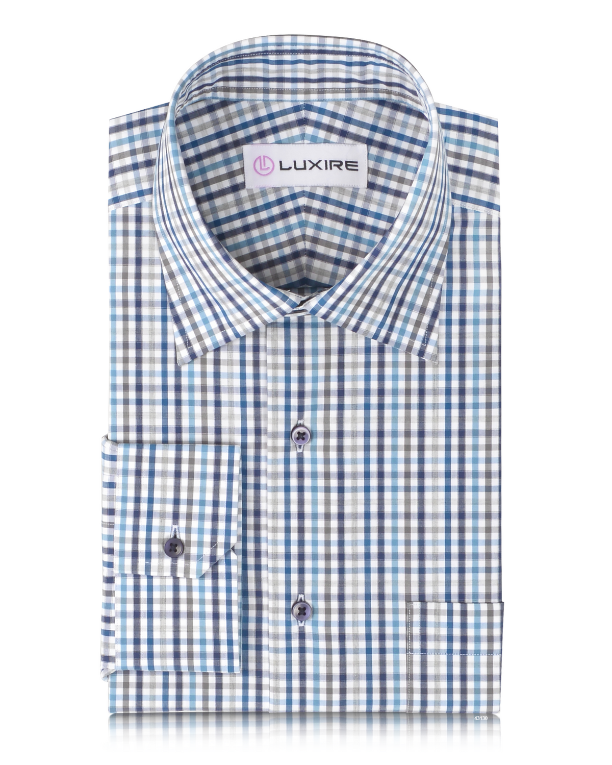 Navy Spring Tatersall - 1