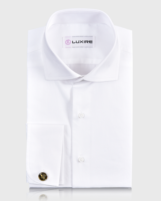 Brembana 2-Ply Giza White Business Twill Shirt