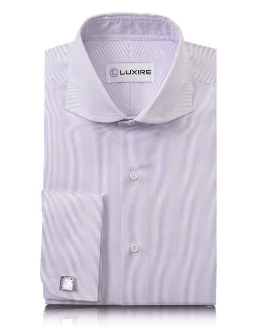 Mauve Pencil Stripes Shirt