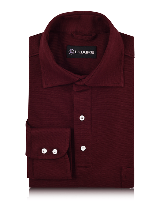 Deep Maroon Polo T-shirt