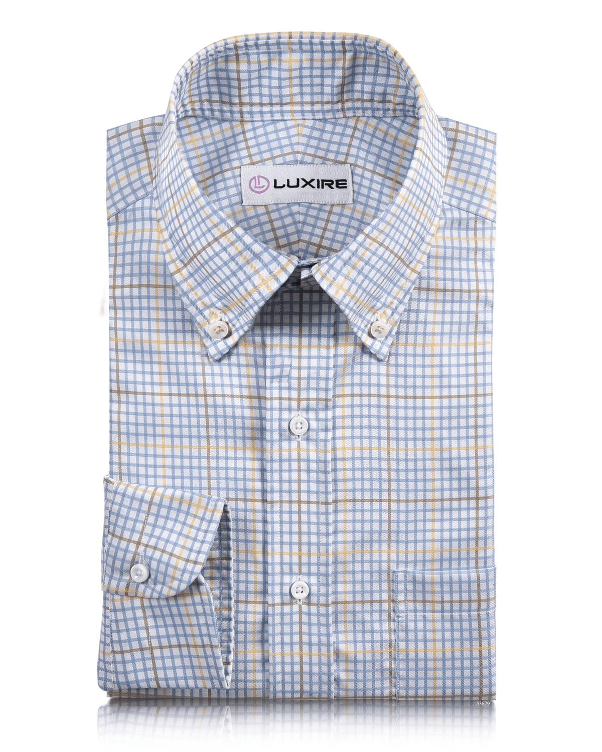 Zegna Yellow Blue Self Checks - 1