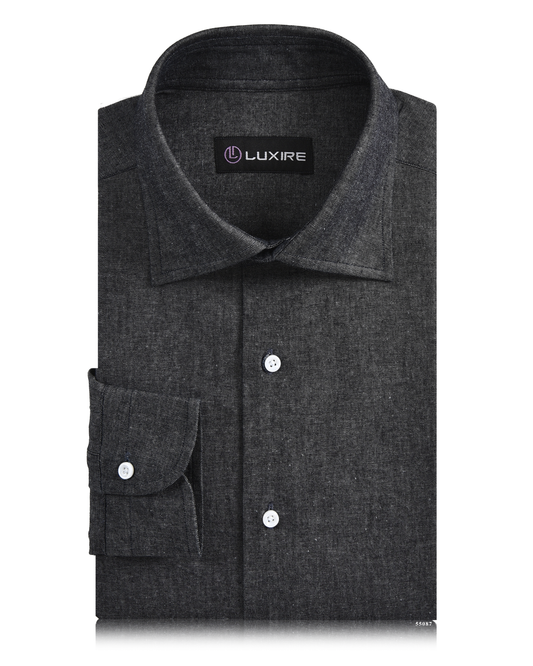 Dark Grey Chambray Shirt