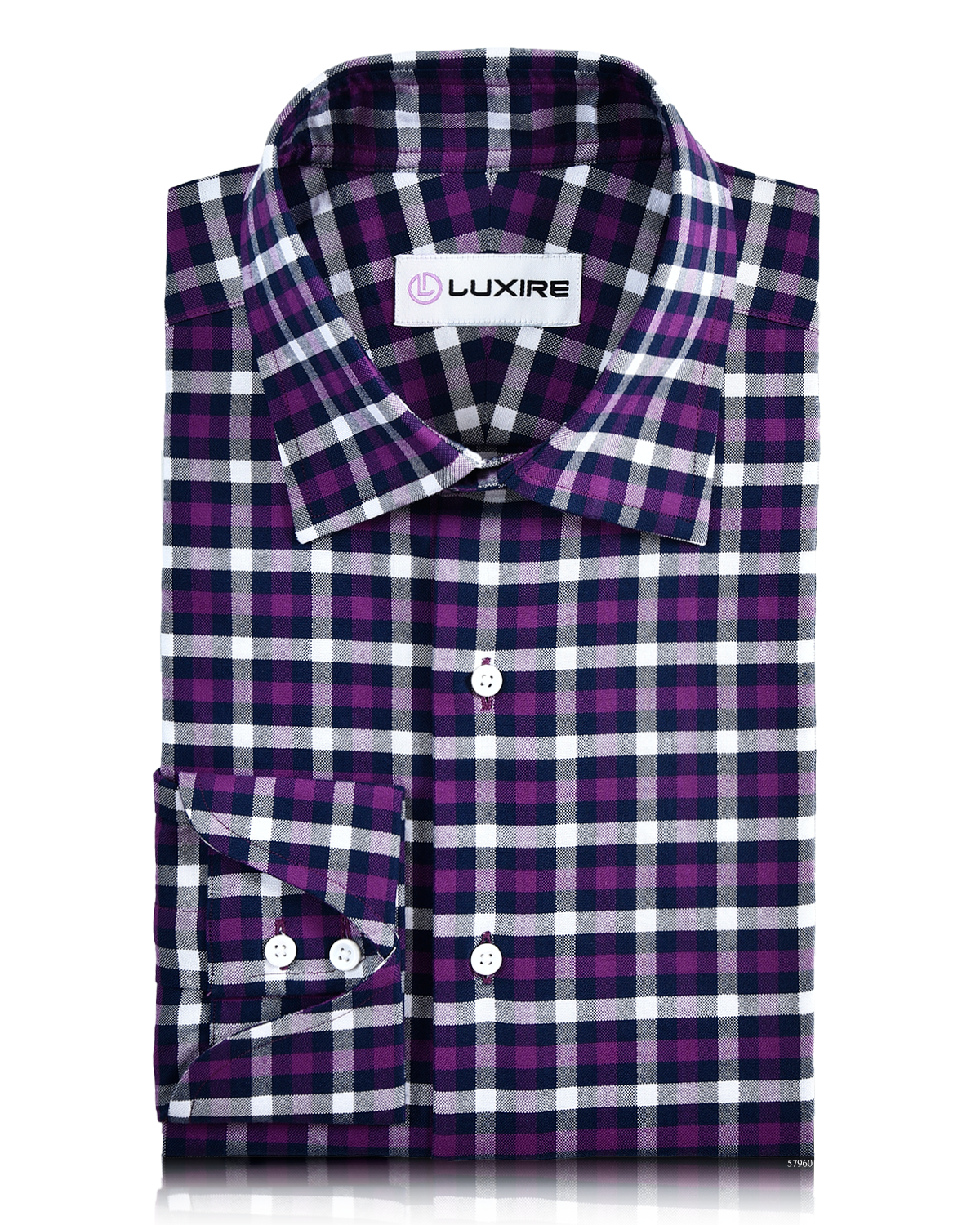 Oxford: Shades of Purple Tattersall Madras - 1