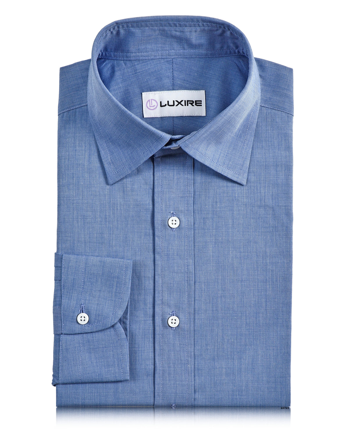 Ink Blue End on End Shirt - 1