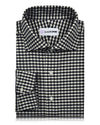 Dark Navy Ecru Gingham Shirt