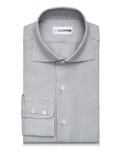 Black on White Pin Stripes