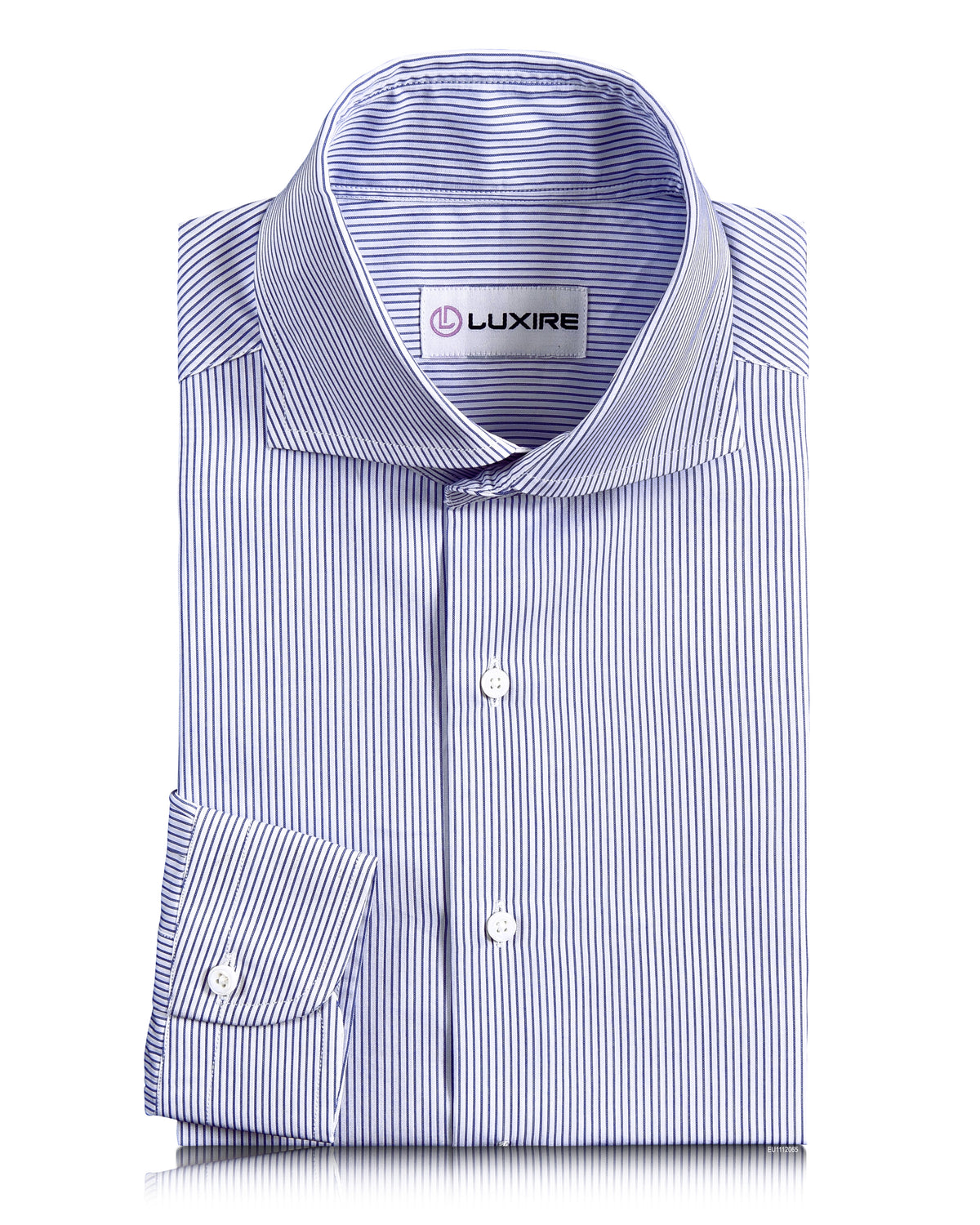 Navy Double Mille Stripes - 1