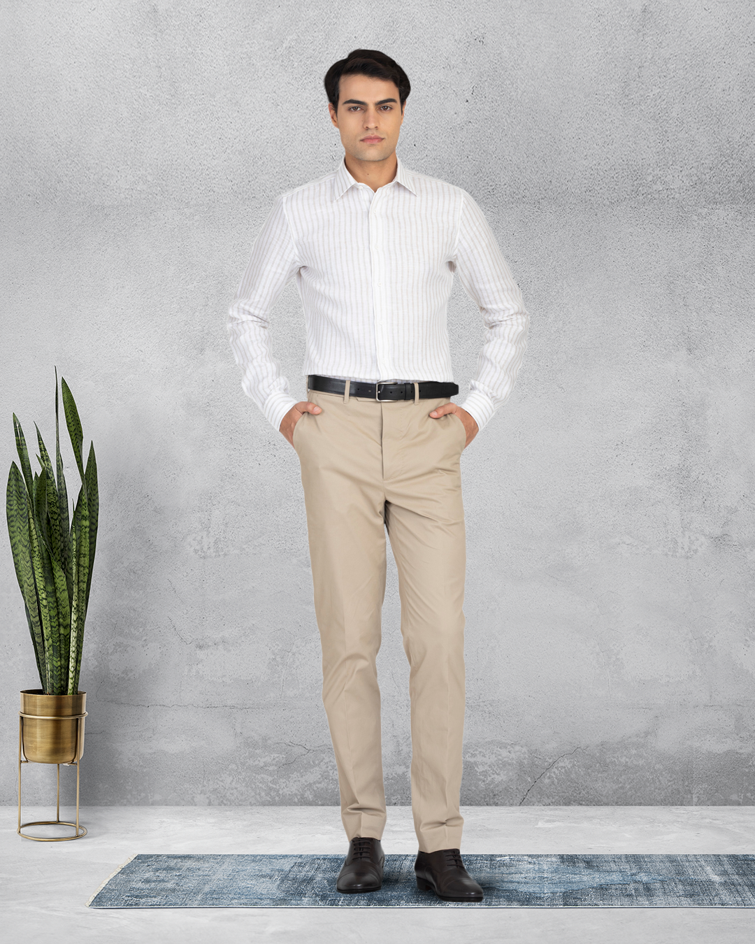 Genoa British Khaki Dress Pant