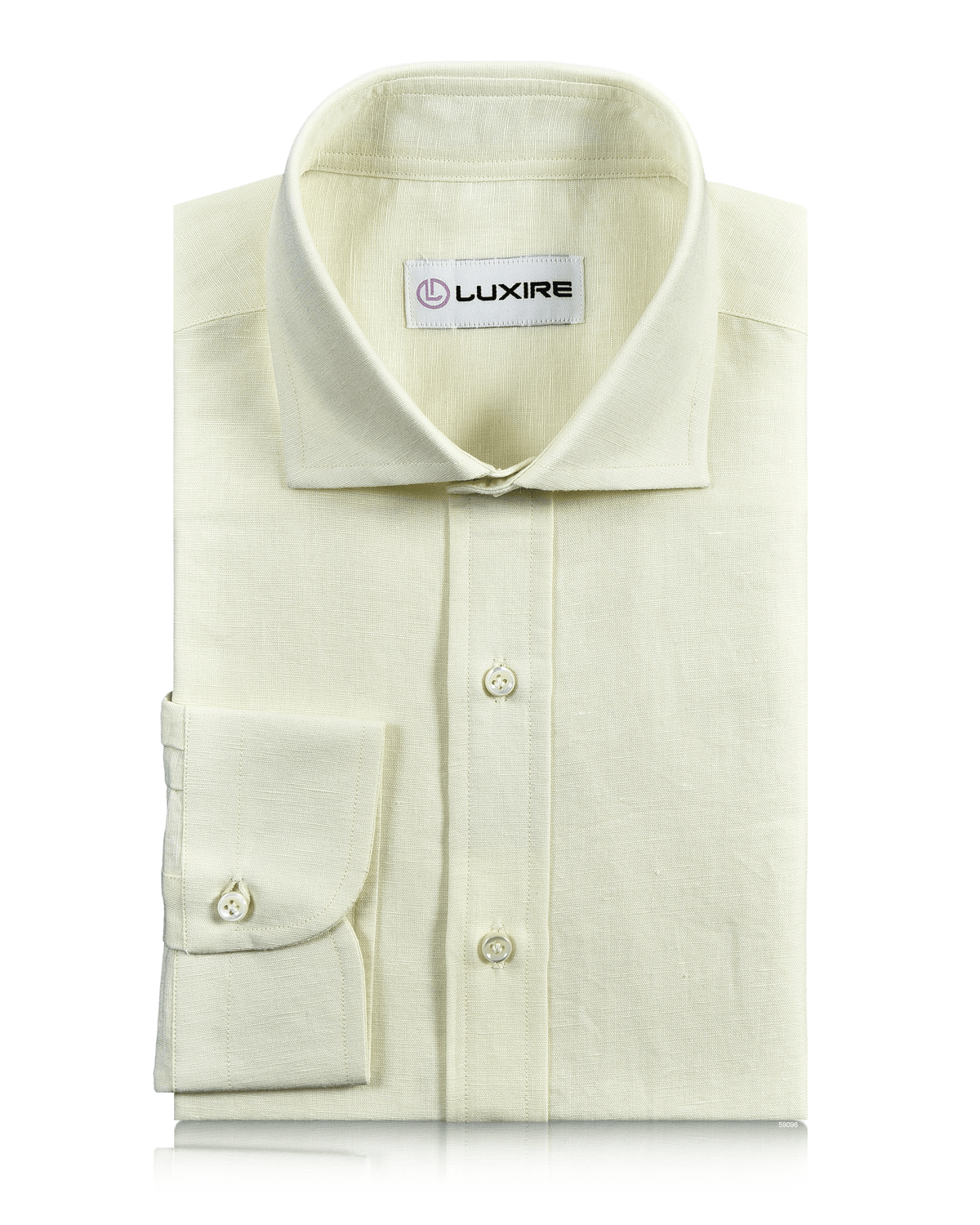 Pale Yellow Linen Shirt - 1