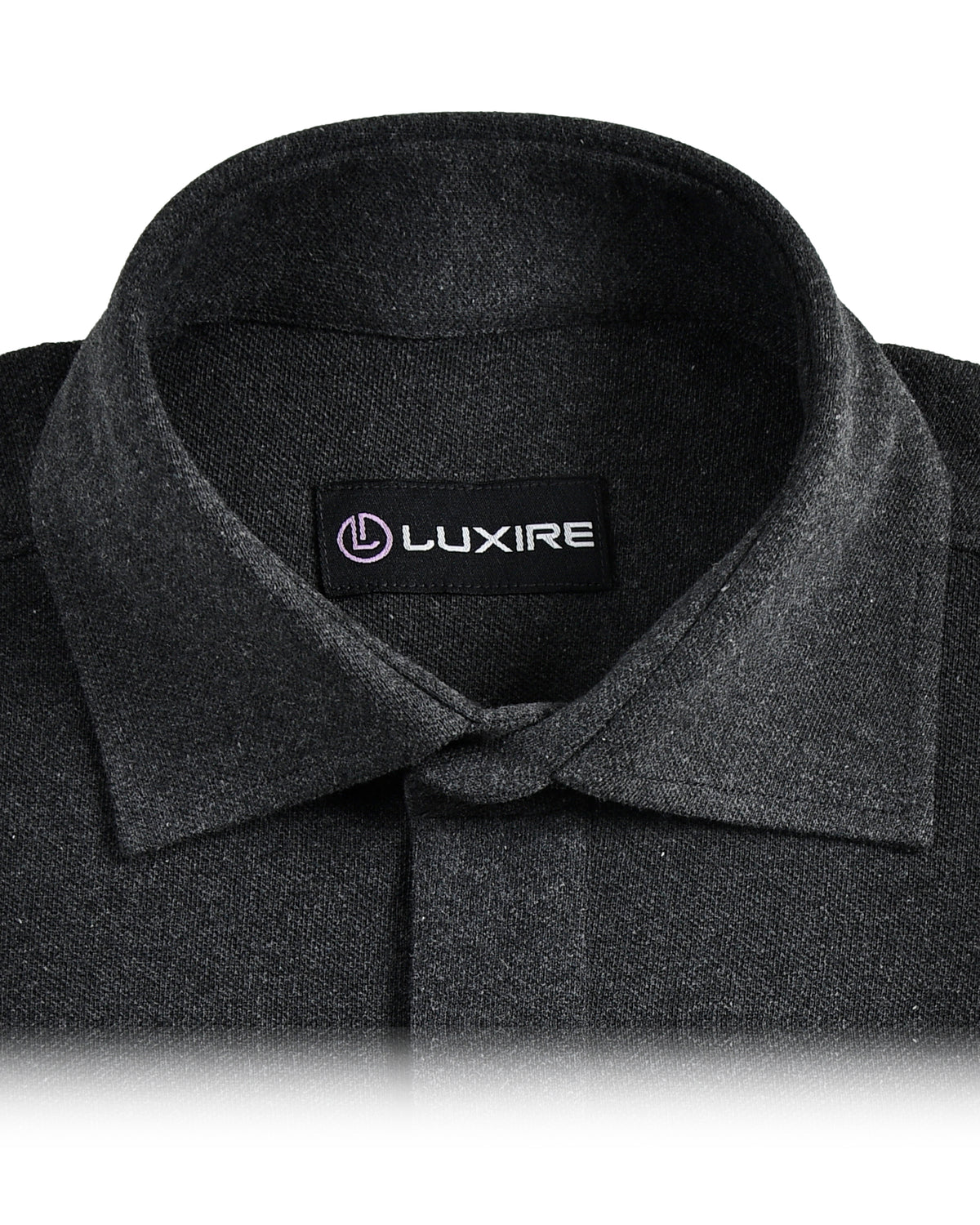 Heather Charcoal Grey Polo T-Shirt - 2