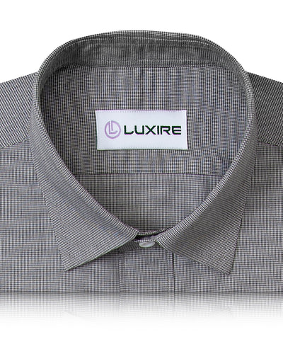 Grey Micro Houndstooth