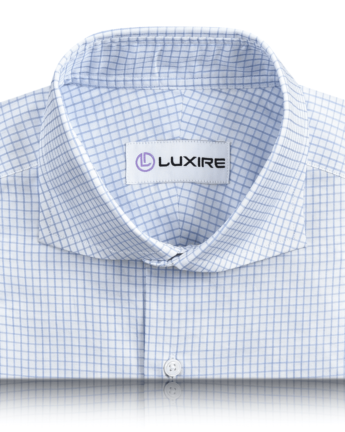 Monti Blue Dobby Graph Checks Shirt - 3
