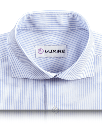 Pale Blue Dress Stripes Shirt