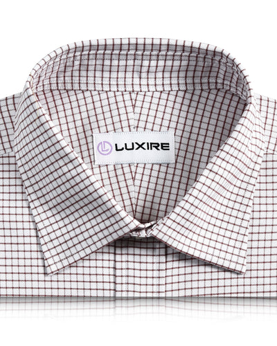 Red Graph Checks Shirt