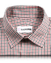 Black Red in Ecru Checks