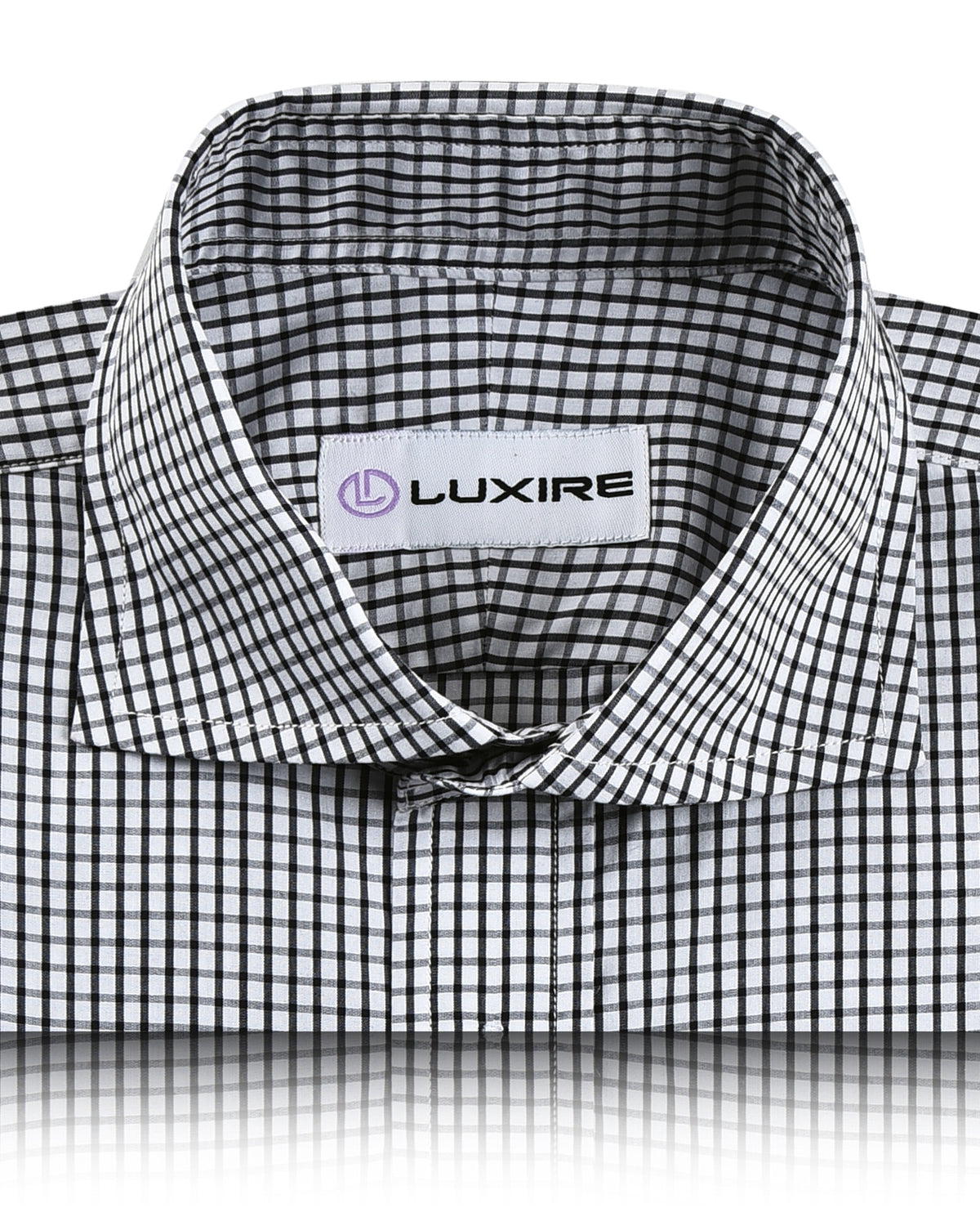 Brembana Black White Graph checks Shirt - 2