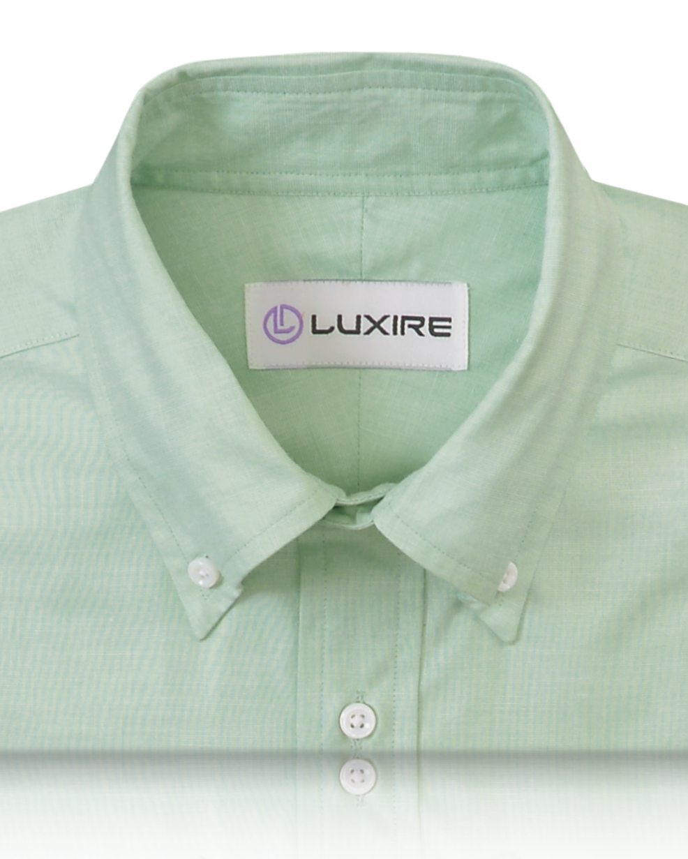 Cotton Poly: Green End On End Shirt - 2
