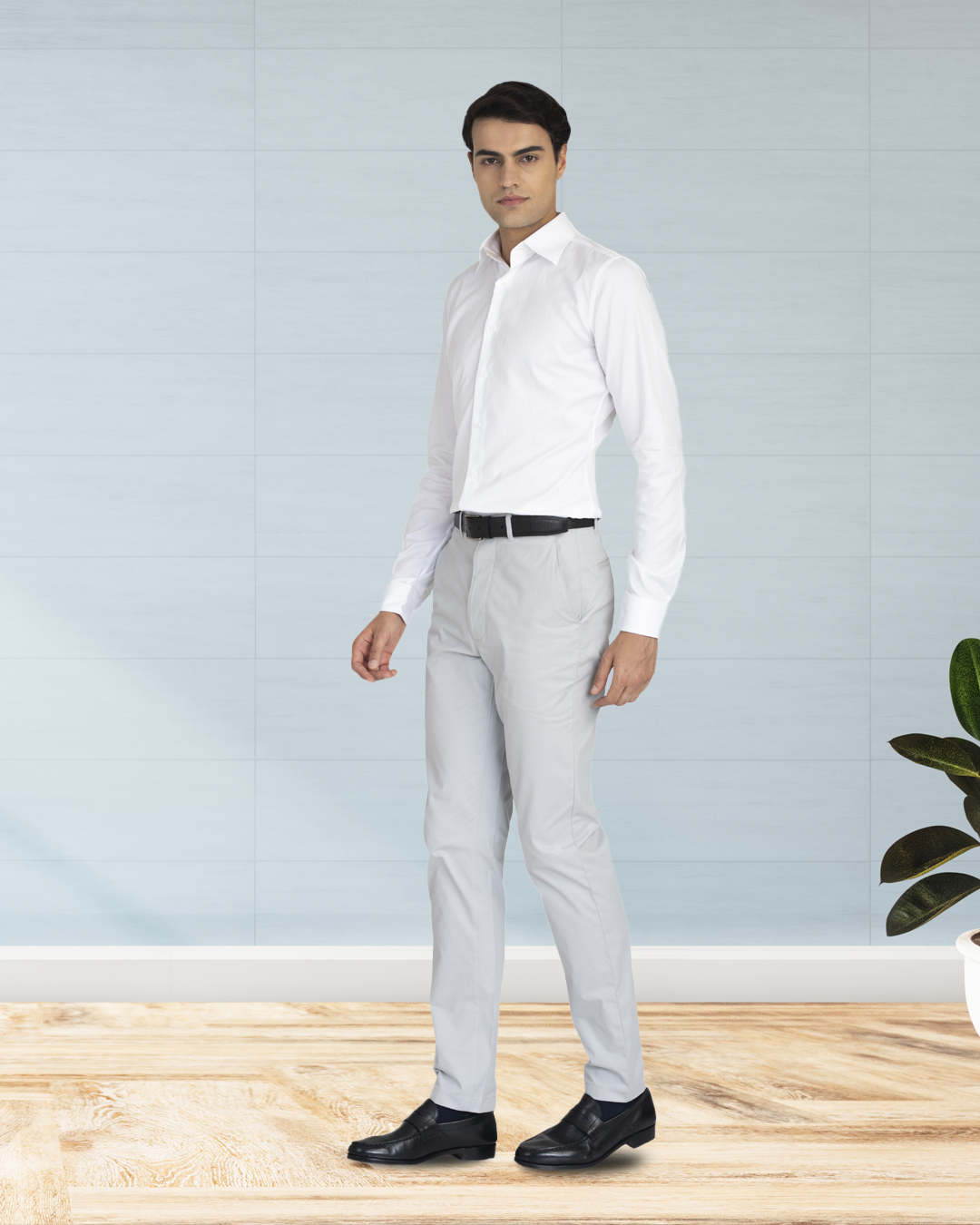 Brembana White Herringbone Shirt - 5