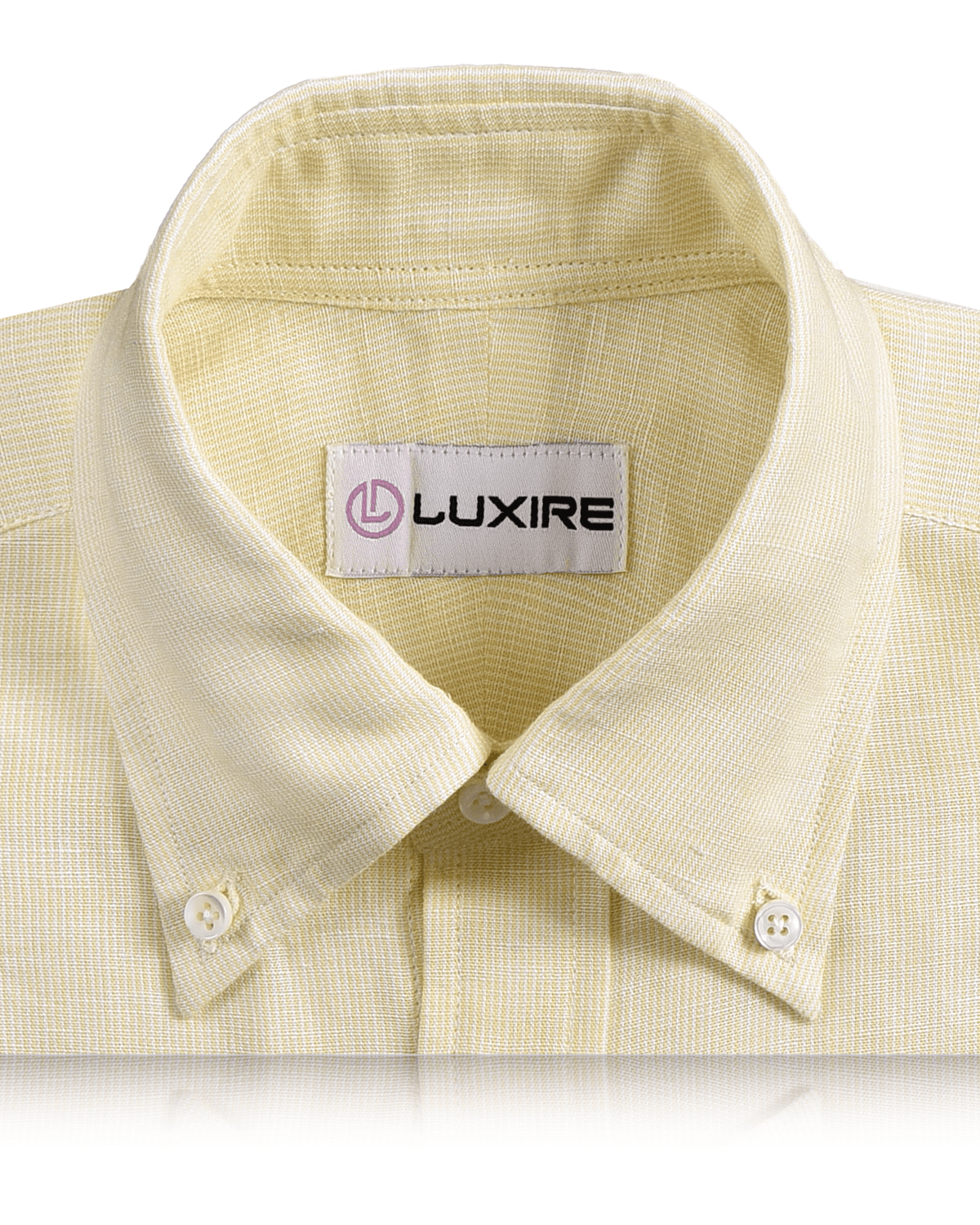 Linen Cotton: Pastel Yellow Chambray - 2
