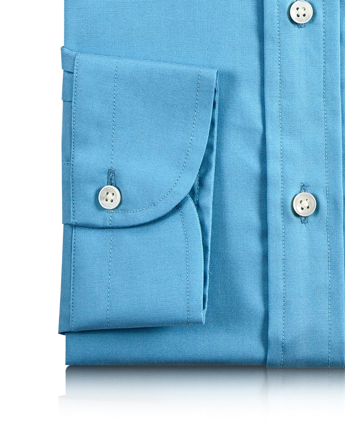 Aqua Blue Casual Oxford - 3