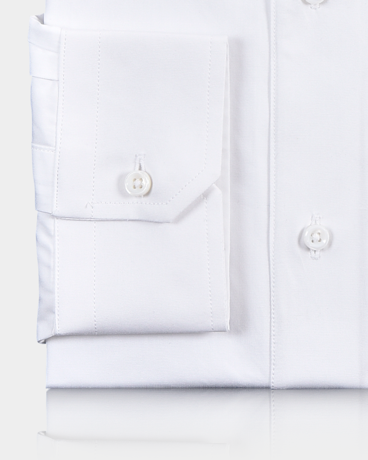 Brembana 2-Ply Giza White Broadcoth Shirt