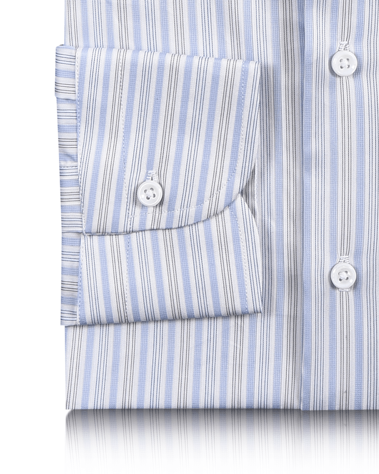 Sea Island Cotton: Blue Stripes