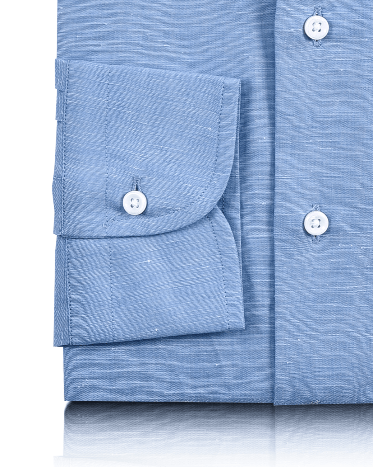 Carolina Blue Chambray Shirt - 4
