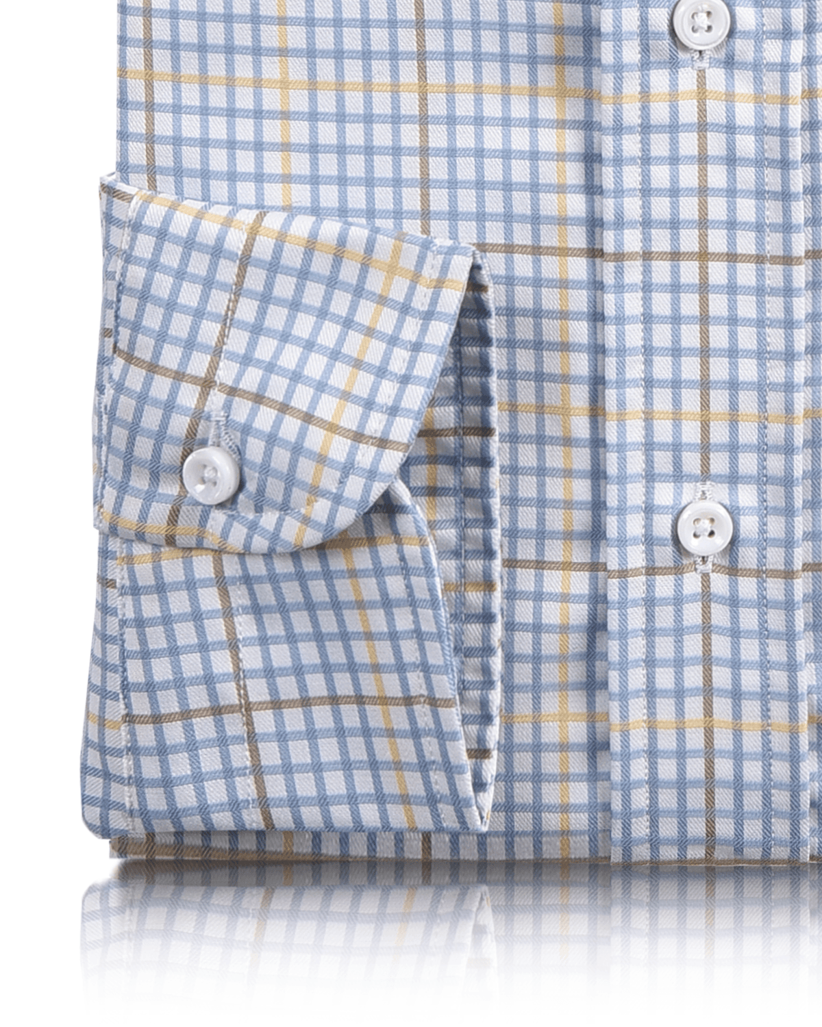 Zegna Yellow Blue Self Checks - 3