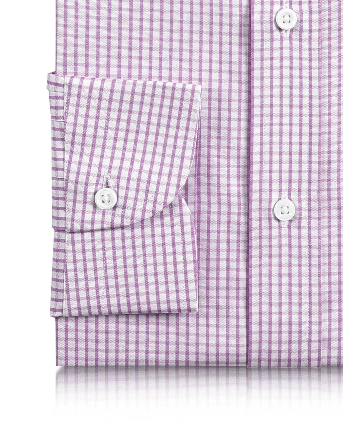 Purple on White Checks - 3