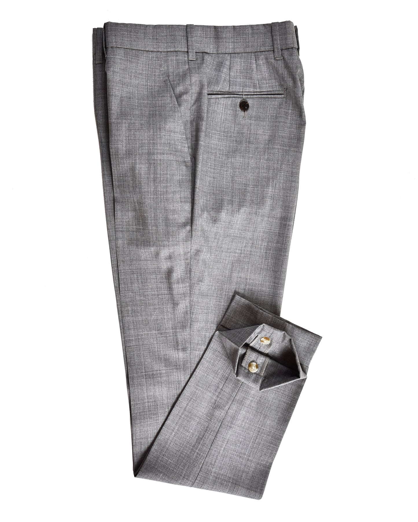 Vitale Barberis Canonico - 120s 2 Ply Summer Grey Dress Pant