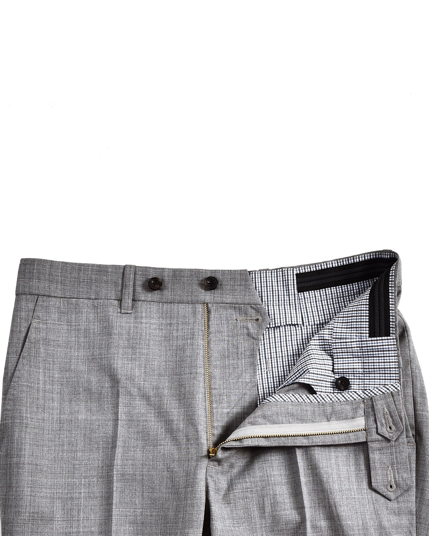 Vitale Barberis Canonico - 120s 2 Ply Summer Grey Dress Pant