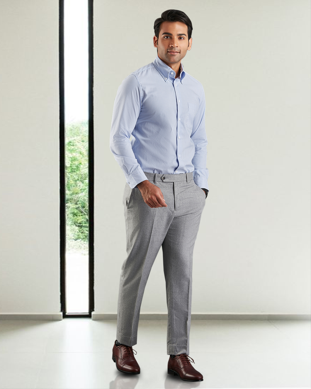 Vitale Barberis Canonico - Flannels  Light Grey Dress Pant - 5