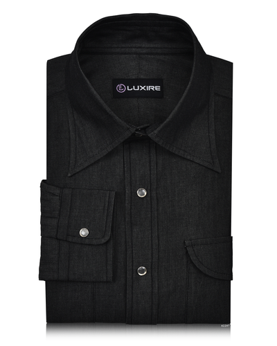 Sartorial Denim Black Chambray