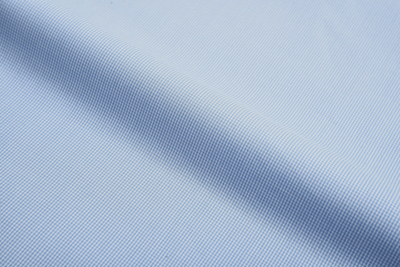 EZS Light Blue Houndstooth Shirt