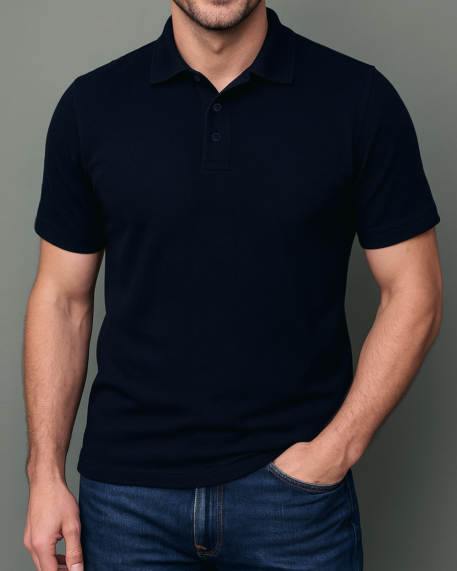 EZS Aria Navy Polo - 1