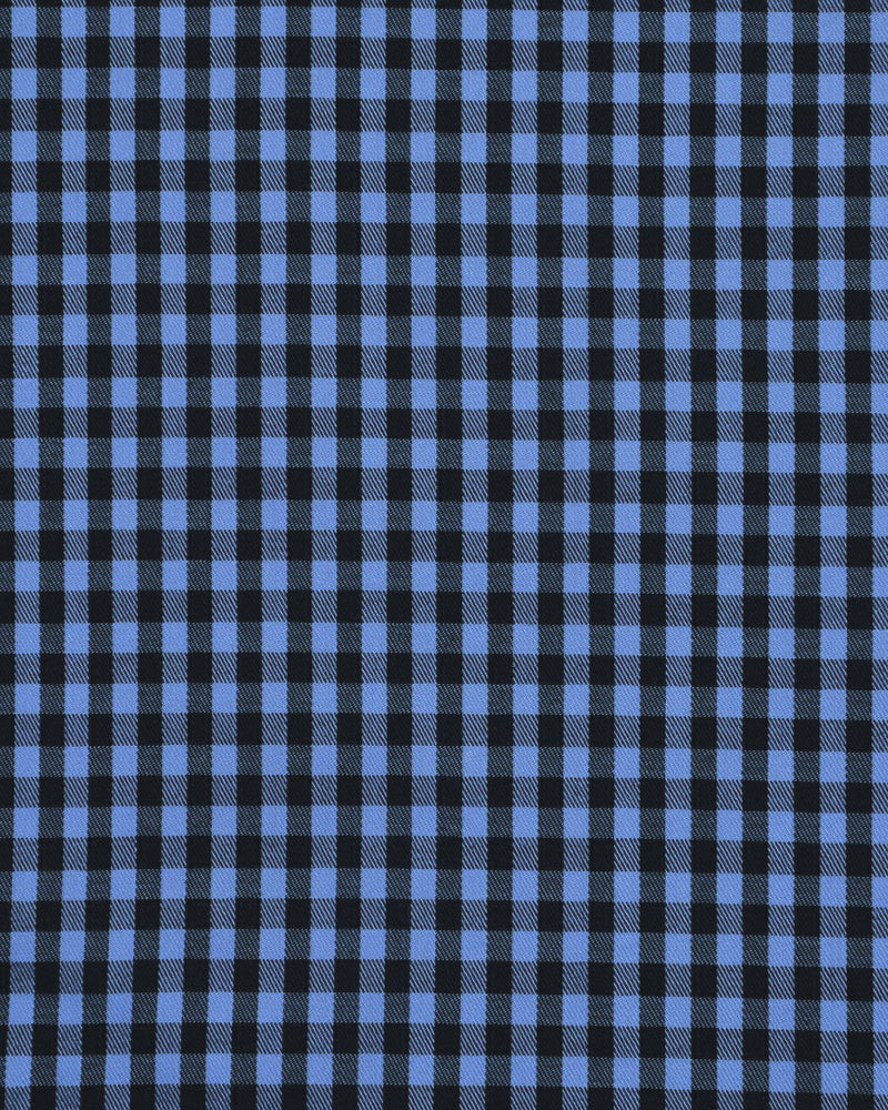 Blue Black Gingham